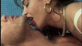 Eva Orlowsky Fucked in the Pool by Rocco and on the Stairs by Roberto