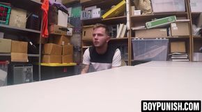 BoyPunish.com - Young perp cummed by horny cop's cock