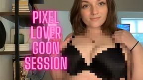 Pixel Lovers Humiliation - Censored Tit Goddess Worship Verbal Humiliation