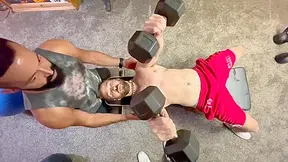 Squats Sweat Cum