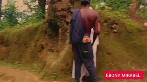 our lady the queen of forest fuck with a stranger and she enjoying what she missed for a long time