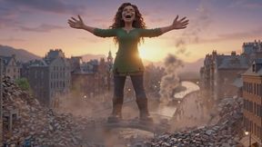 Giantess Growth Rampage: Massive Goddess ARINA Crushes City in Ultimate Fetish Fantasy