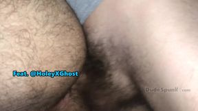 Hairy Bear Stud with a Sloppy Gaping Hole Gets His Ass Blown Out by Anonymous Big Cock Straight Guy