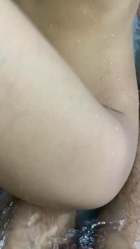 Cute Baby Girl Wants to Get Wet