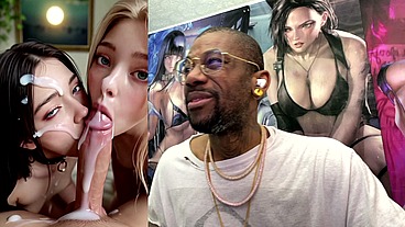 Tight Petite Teen Girls Making A Hard Goon Cock Cum Extremely Fucking Hard, AI Generated