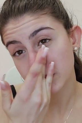 Fetish Hard Nose Blowing and Rubbing