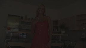 Raylene's Red Dress Doesn't Want To Stay On