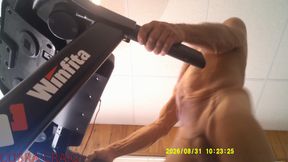 8-31-2026 NAKED TREAD MILL AND WHY COBRA CRAIG DOESN'T LIKE TO GO TO BED EARLY. AFRAID HE WON'T GET ANOTHER DAY.