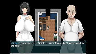 Justice Work in Spare Time [ NTR Hentai Game PornPlay ] Ep.2 naughty wife maid exposed her pantyhose butt to her father in law