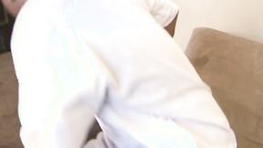 ”Naughty University Chick Soothing Ebony Guy With Fantastic BJ”