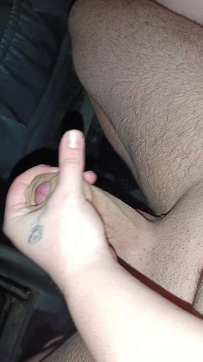 24 year old girl sucking cock outside in the car