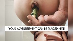 Monster anal plug, open asshole and huge dick dabble squirt