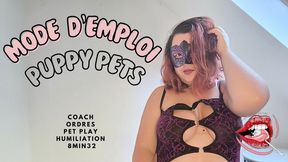 Mode d emploi puppy pet