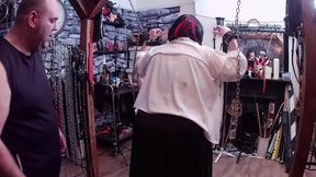 Part 1 - Domina-satana and Lanista-bear Take Me Into Their Dungeon for the First Time