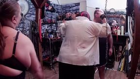 Part 1 - Domina-satana and Lanista-bear Take Me Into Their Dungeon for the First Time