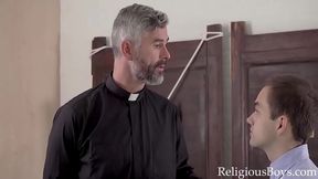 Priest Takes Altar Boy 18+ for Hardcore Anal and Blows in Intense Roleplay Session