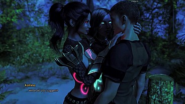 Lust Academy 4 - Leona and Katrina Fight Over James After He Passes the Entrance Exam