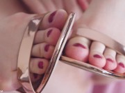 Amateur intimate voyeur masturbation - pussy fingering from above