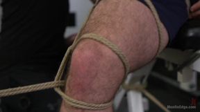 Hairy Hunk Shay Stone Gets Bound, Tickled, And Edged
