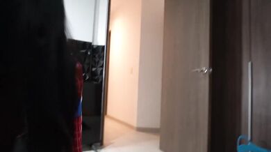 Her tight curvy ass left useless roommate takes over