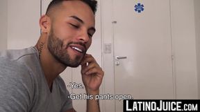LatinoJuice.com - I removed my torso and reveal my fat dick so horny Jon can taste it