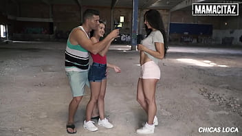 CHICAS LOCA - (Alexa Tomas, Ramon Nomar, Apolonia Lapiedra) - Hardcore Outdoor Threesome For Hot Brunette Babes