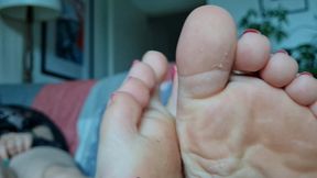 POV You're Worshiping Millie's Filthy Feet