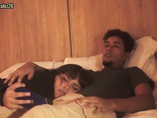 Watching Netflix with my stepsister and I couldn't help but put my dick in her mouth (we almost got caught)