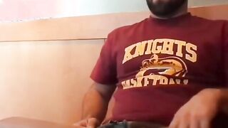 Bearded Bro Public Jerk Off in A Coffee Shop 2