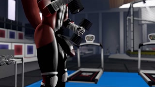 Public Gym Fuck Red Panda Cumflation Breeding - Second Life Yiff