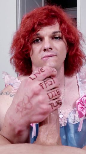Tough guy turns into the sexiest girl