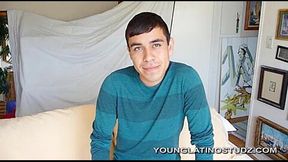 YoungLatinoStudz Video: Str8 Alejandro Jerks Off