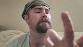 Biting on fingers again
