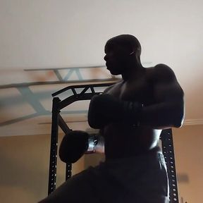 Boxing  workout from the day before yesterday