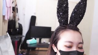 Adorable Bunny sluts Blowing Penis and Cum on Vagina w/ Doggy Style - Japanese point of view