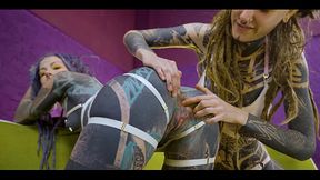 Alternative TATTOO Teens Fucking each other with Crazy Toys