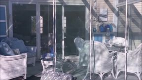 Hunk Stepdaddy Bear Naked Sunbathing in the Veranda 6