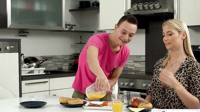 Stepson prepares a breakfast for stepmom and now she wants to repay him