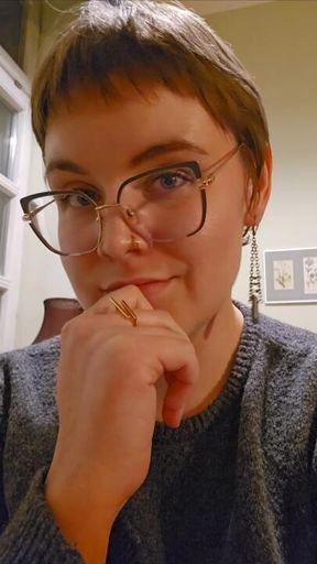 Goddess Flirts with Wallet through the Camera