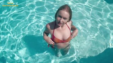 Step Mom’s Public Pool Blowjob Cums Hardcore