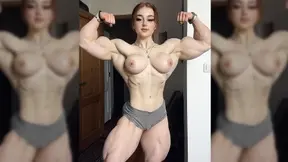 This AI Muscle Girl is Unreal