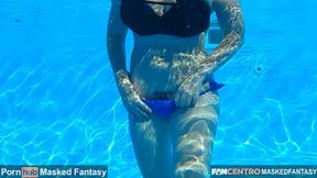 Tied Slave waits in the Flat for his Mistress to return to lick her Pussy - Female Dominance