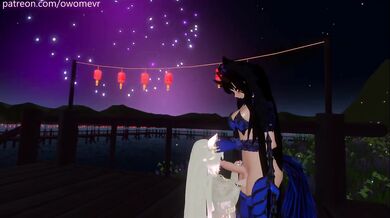 New Years VRchat Futa Ass Fuck Deep Throat Gagging Hard