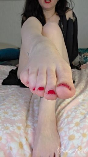 JOI pieds insultes & CEI - JOI feet insults & CEI