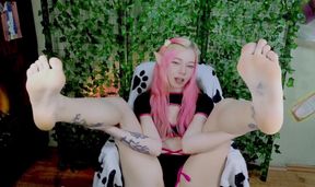 Ahegao Elf Show Feet