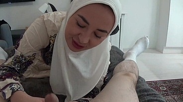 Sexy Hijab Big Ass Stepmom Fucked By Her Horny Stepson