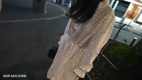Slutty teen Asian angel gives hot suck and rides cock