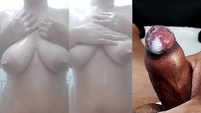 melhores momentos das gozadas e punhetas com meu pequeno pau com fimose e a masturbada da minha namorada novinha que goza gostoso na sua deliciosa bucetinha e peitos - (parte 2)