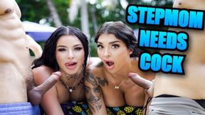 Our Step Aunts Are Swingers! Should We Swap? Their Bikinis And Pussies Are Soaking Wet With Mike Ox