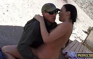 Hot latina screwed at countrys border